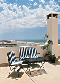 Dachterrasse in Conil